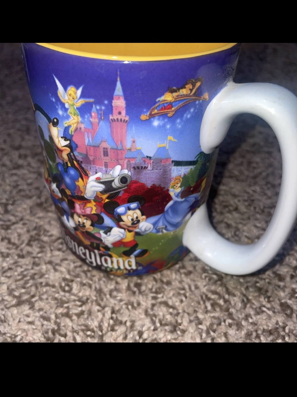 Disney White Ceramic Mug with Disney Theme Parks Seal